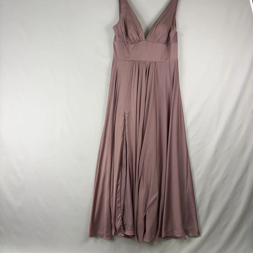 cinderella divine Long Satin A-Line Dress